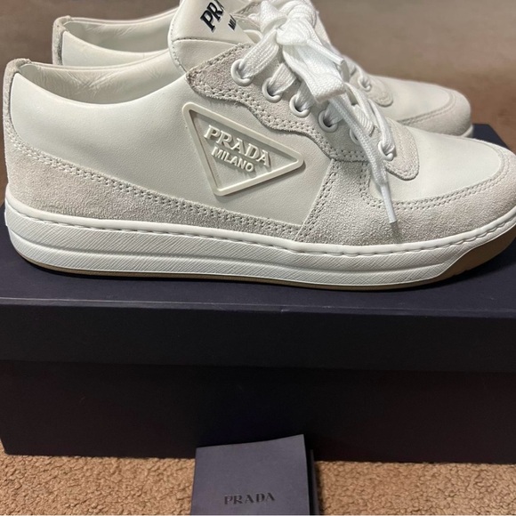 Gray and White Prada sneakers - Picture 7 of 7